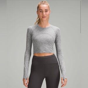 Lululemon Swiftly Tech Cropped Long Sleeve